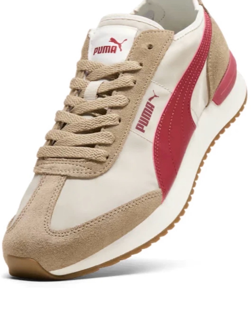 PUMA R78 Wind Nylon Lace Up  Mens Beige Sneakers Casual Shoes 392901 11 Size 9.5